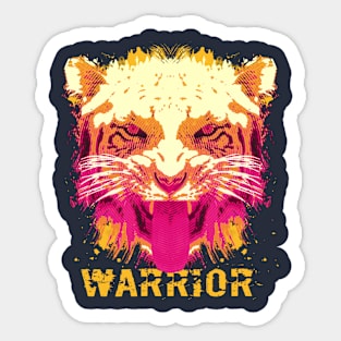 Tiger Warrior Sticker